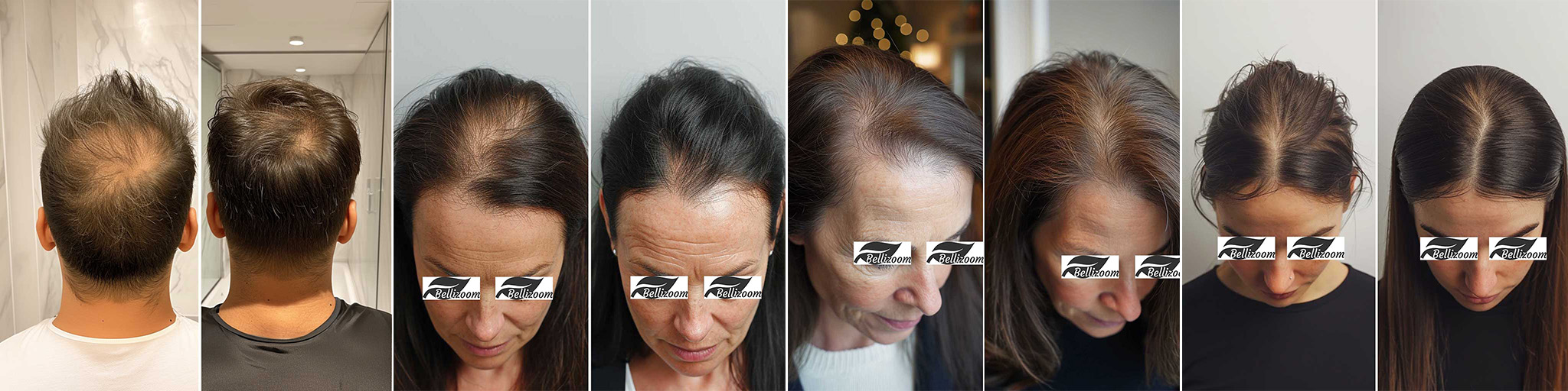 לפני ואחרי שימוש בתוזף התזטנה של בליזום