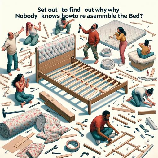 יצאנו לגלות מדוע אף אחד לא מצליח להרכיב את המיטה מחדש.