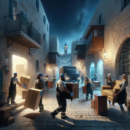 העברת רהיטים בירושלים בלילה: הפתעה בלתי צפויה ללקוחה!