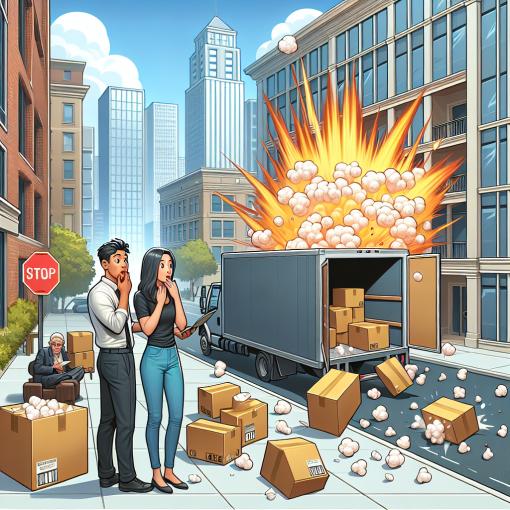 כך הסתיימה הובלה עירונית בבירה עם טעות בזיהוי דירה שגרמה לפיצוץ.