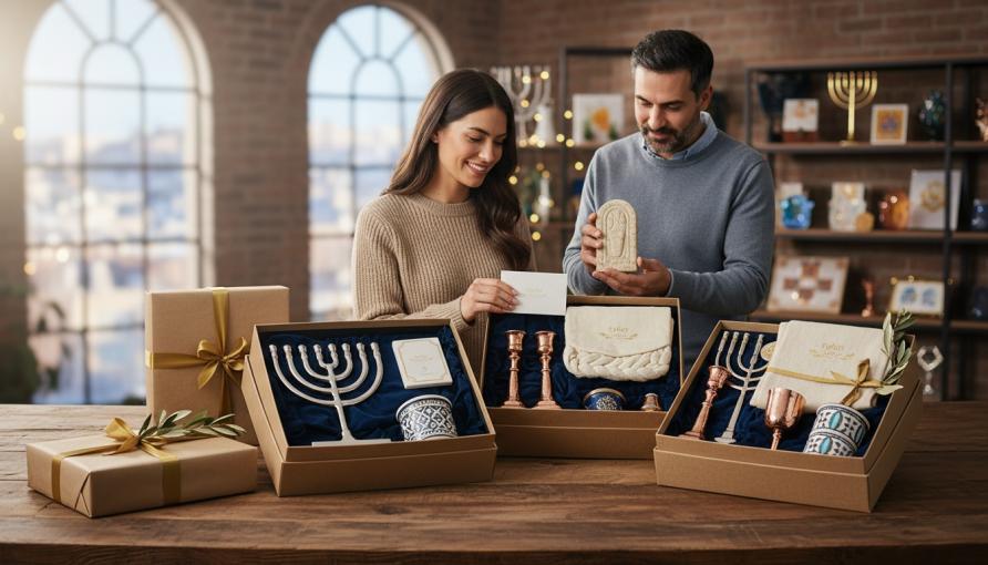 מארזי חג מעוצבים המשלבים מוצרי יודאיקה שונים
