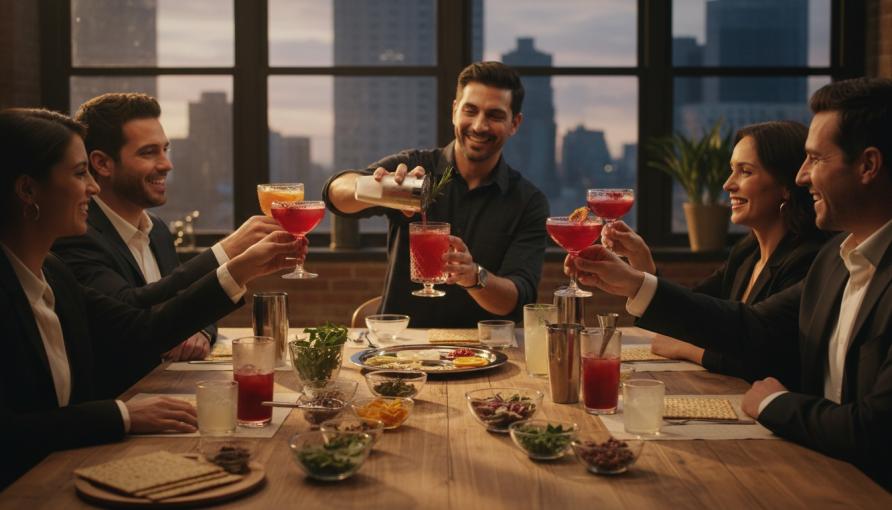 הרמת כוסית לפסח עם סדנת קוקטיילים חווייתית - חגיגה של טעמים ואווירה!