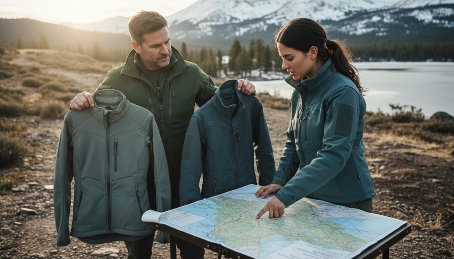 איך לבחור סופטשל צבאי לפי תנאי אקלים ופעילות: התאם את הבדים והבידוד לצרכים שלך.