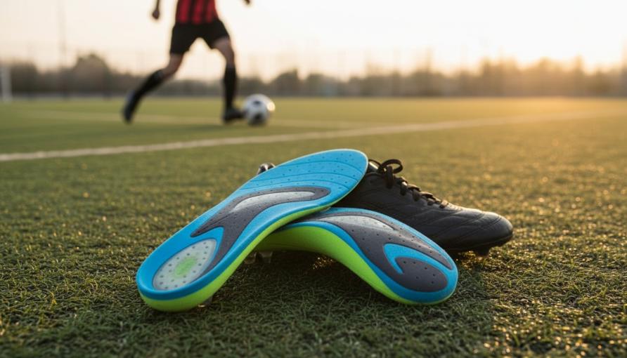 מדרסים מותאמים לשחקני כדורגל לשיפור נוחות וביצועים.
