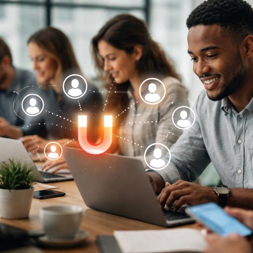 גילוי לידים חמים בקהילות מקוונות לעסקים.