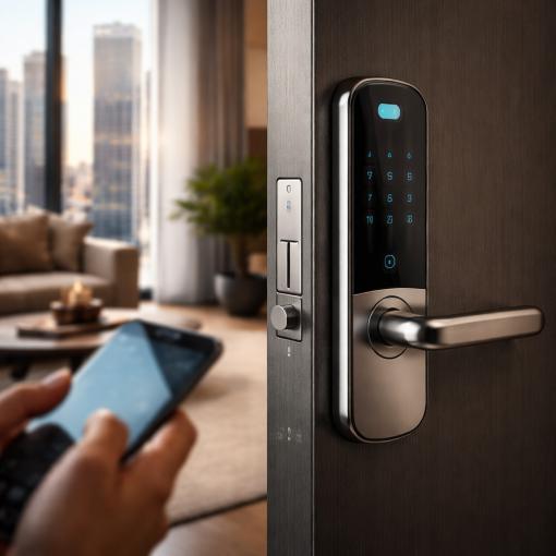 מנעול חכם לדלת ברמת גן: הפתרון המושלם לאבטחת הבית שלכם!