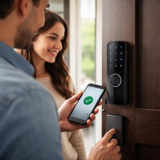 שדרוג הבטיחות עם מנעול חכם לדלת כניסה