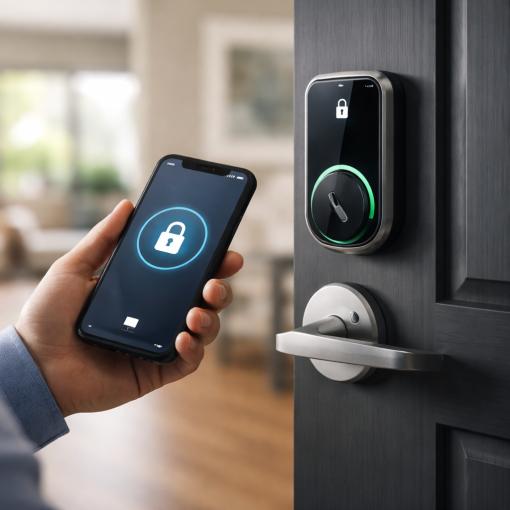 יתרונות האבטחה של קונטרול מנעול חכם: גישה מרחוק, ניהול משתמשים, ותיעוד כניסות.