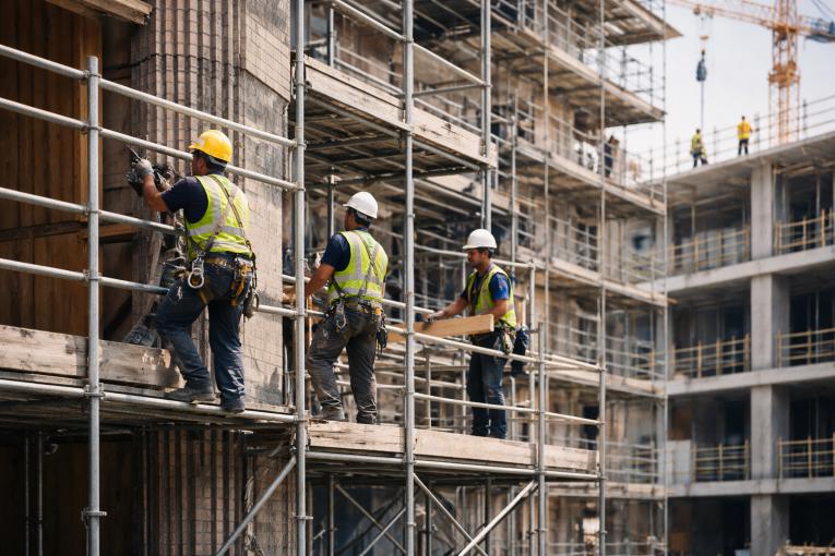 פיגום בעבודות גובה בבנייה.