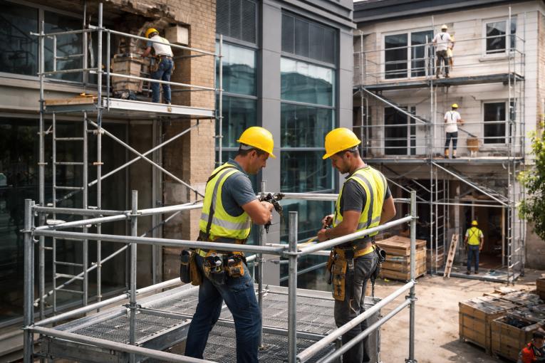 פיגומים בעבודות גובה ובנייה