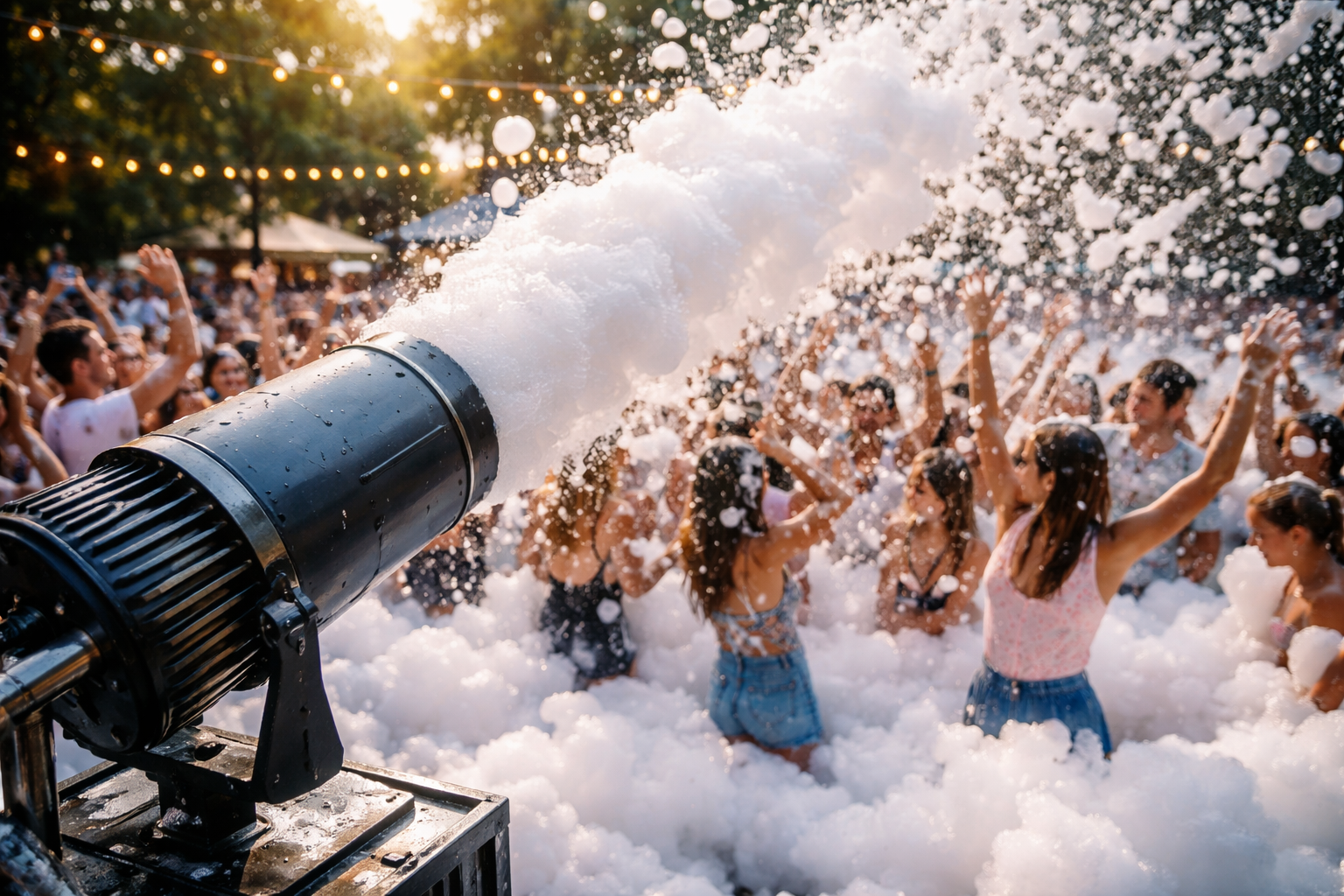תותח קצף: כלי יצירתי לאווירה שמחה וסוחפת באירועים!