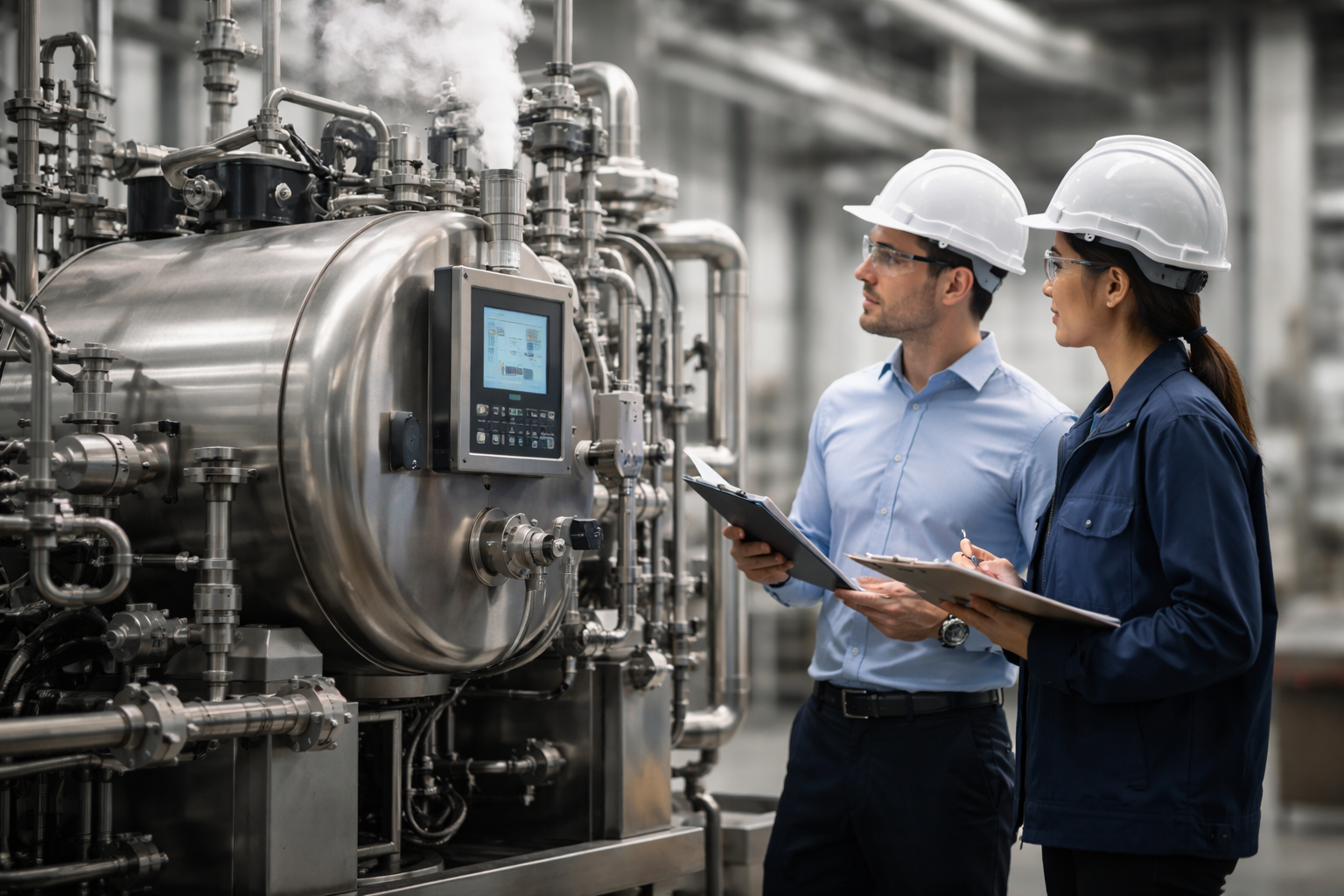 שימוש במחולל קיטור מתקדם לשיפור יעילות תהליכים תעשייתיים