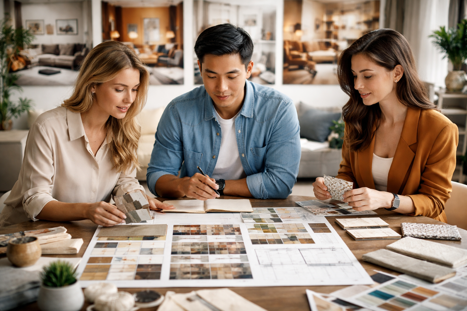 סוגי עיצוב פנים בסגנונות מודרני, מינימליסטי וקלאסי לבית מעוצב