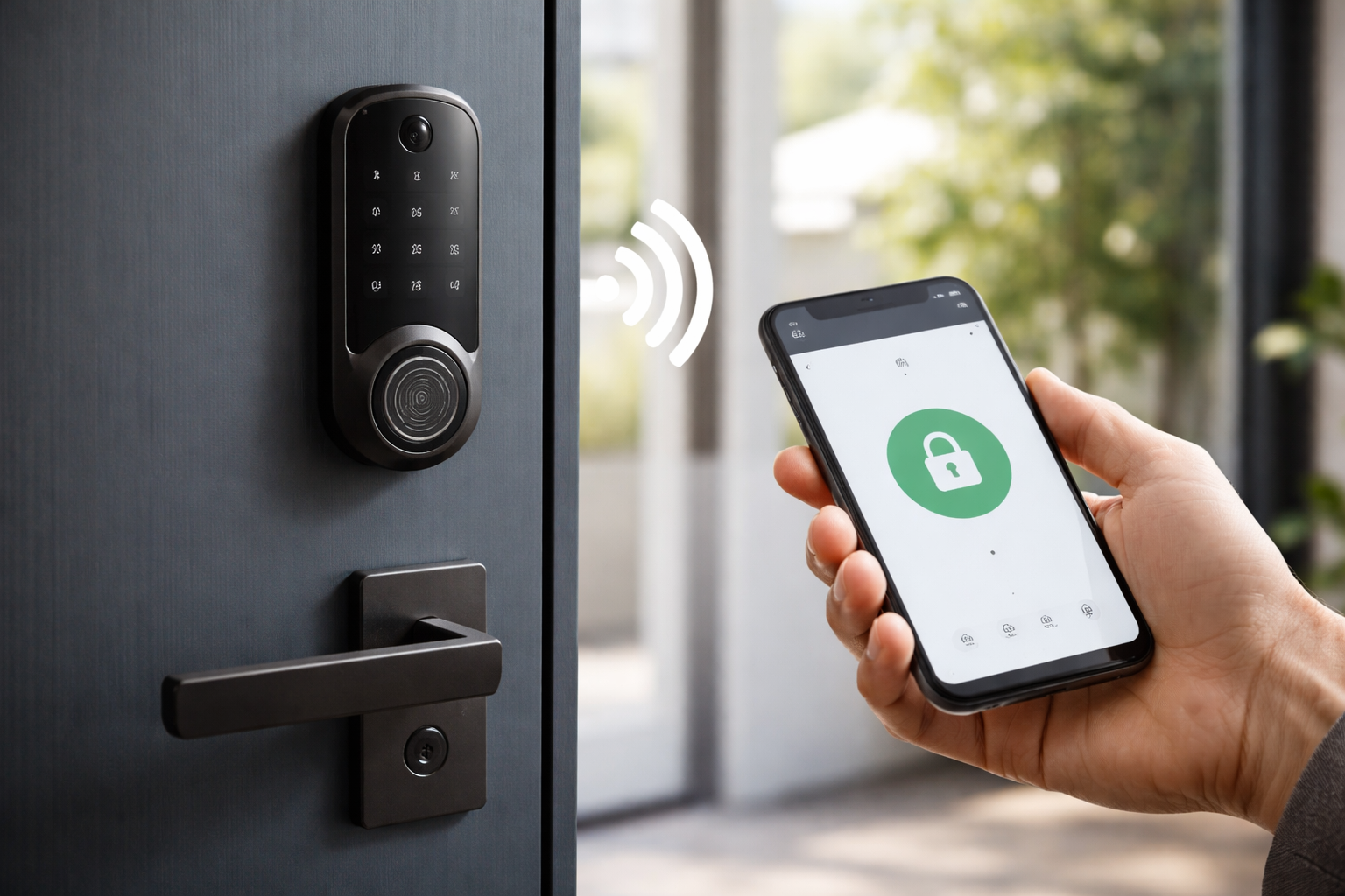 שליטה מוחלטת על דלת הכניסה שלך, מכל מקום, עם מנעול חכם!