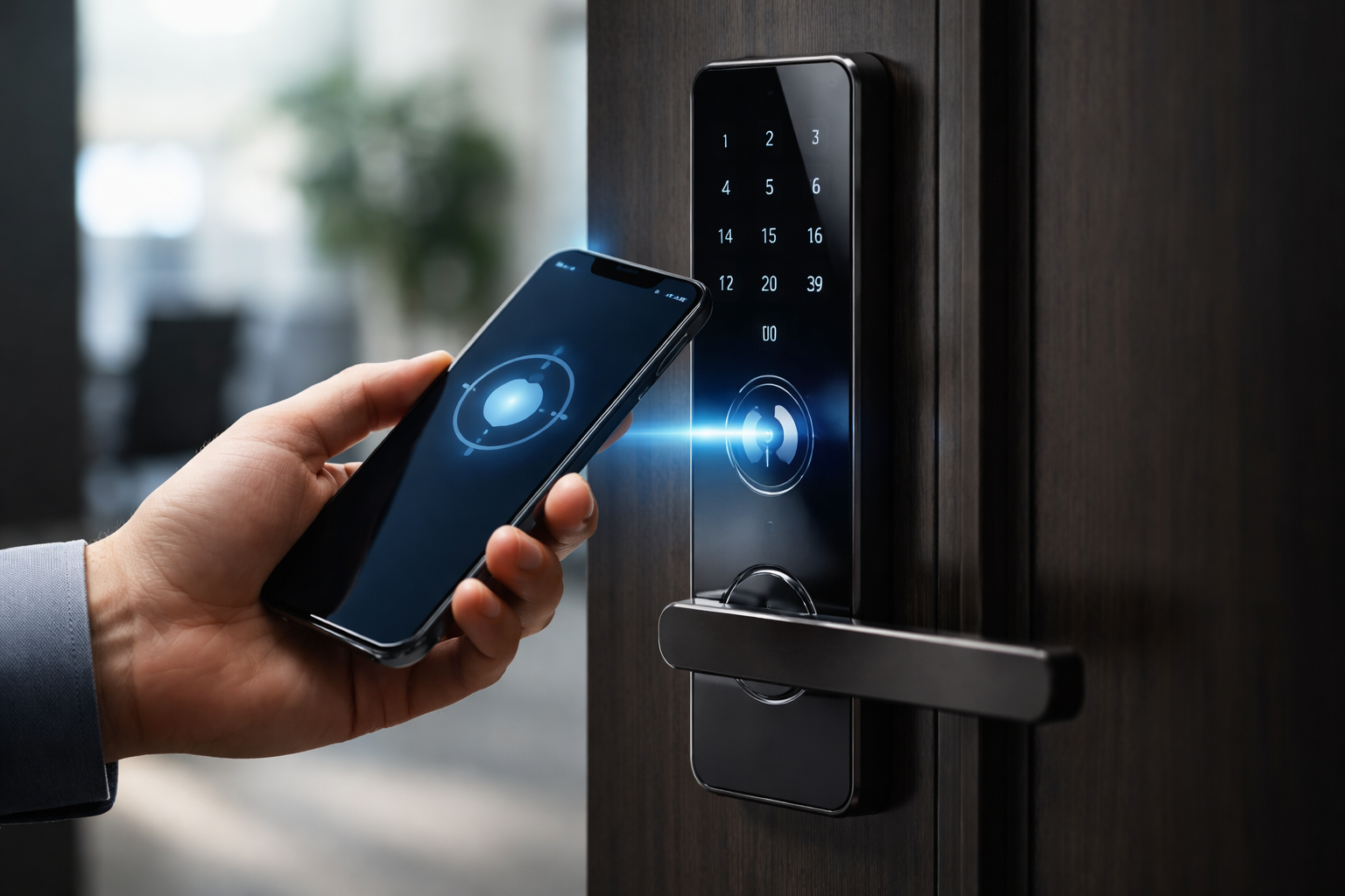 מנעולי העתיד: מנעול חשמלי חכם ובטוח.