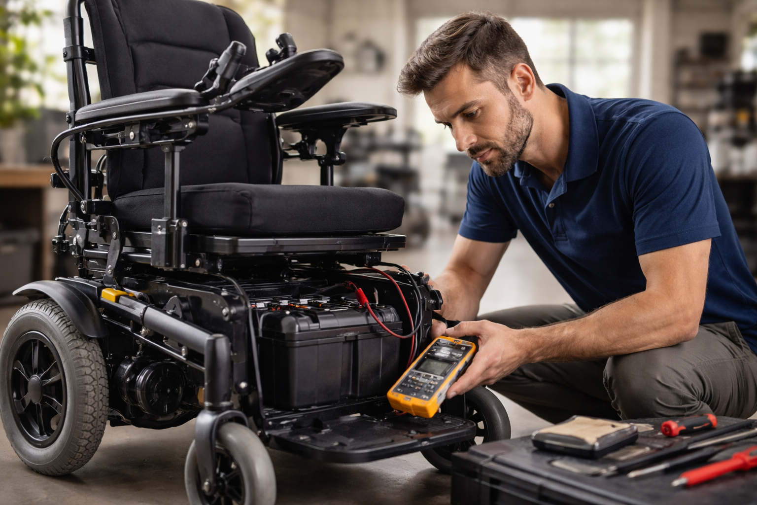 טיפים לתחזוקת כסאות גלגלים חשמליים: הארכת חיי הסוללה