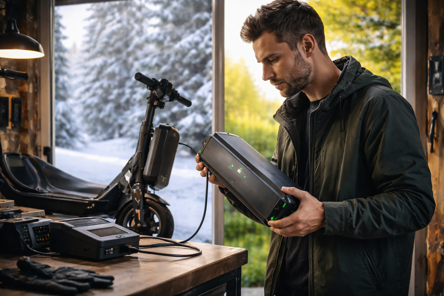 מדריך טעינה ואחסון סוללה: חורף וקיץ.