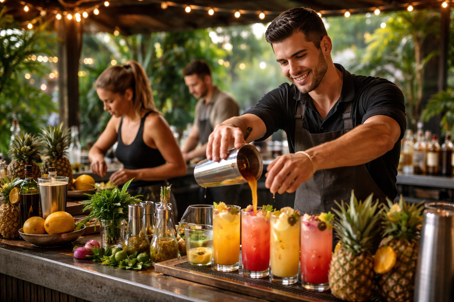מאחורי הקלעים של טרופיקל איבנטס: כך יוצרים חוויית קוקטיילים טרופית