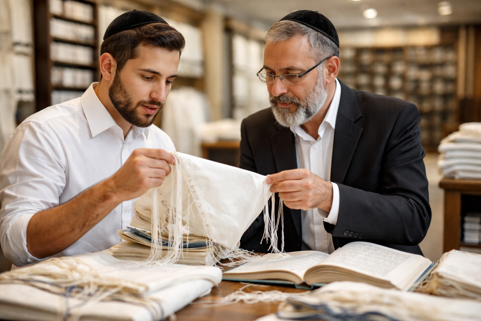 המדריך המלא לבחירת ציצית כשרה: הלכות, חומרים וטיפים.