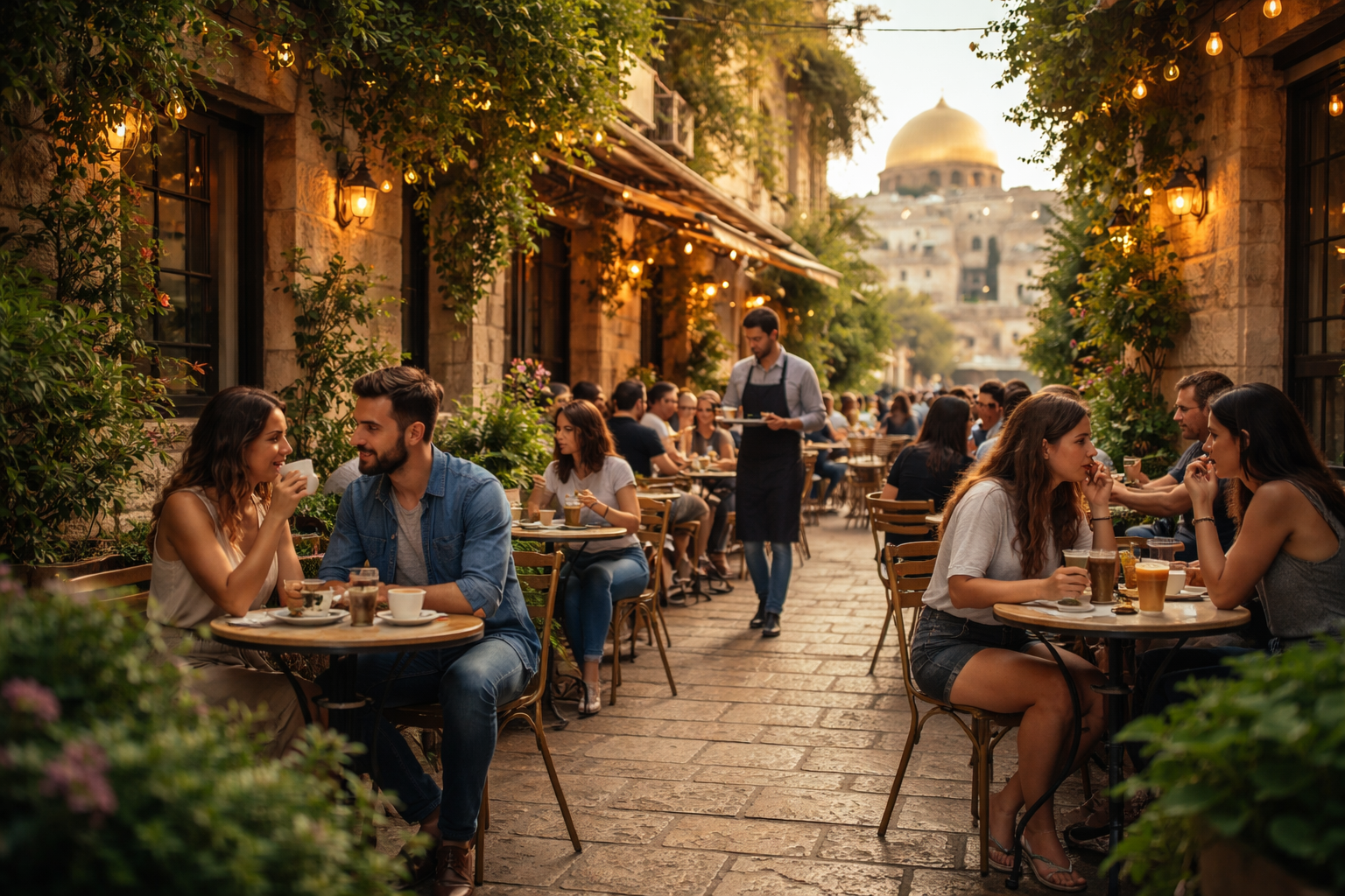 בתי קפה מומלצים בירושלים, אווירה ירושלמית אותנטית עם נוף מרהיב ומנות מיוחדות