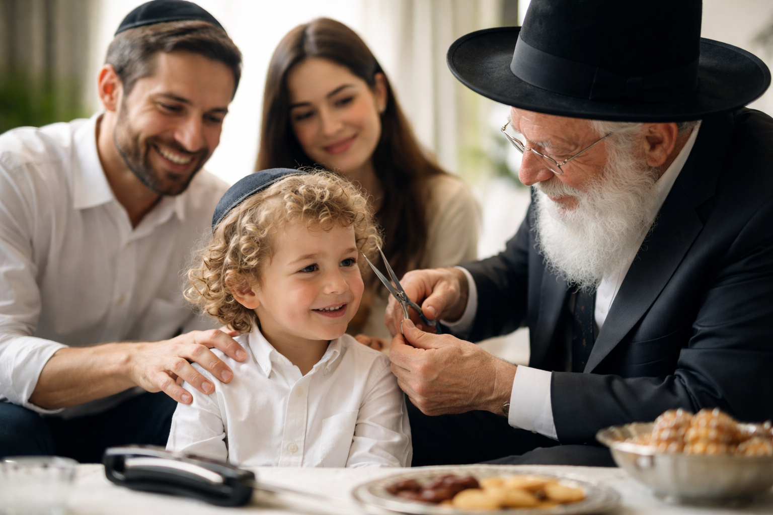 חוגגים חלאקה: מתי גוזרים首次 את השיער לילד המדריך המלא