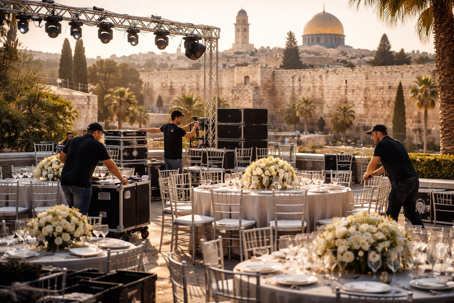 השכרת ציוד לאירועים מושלמים בירושלים
